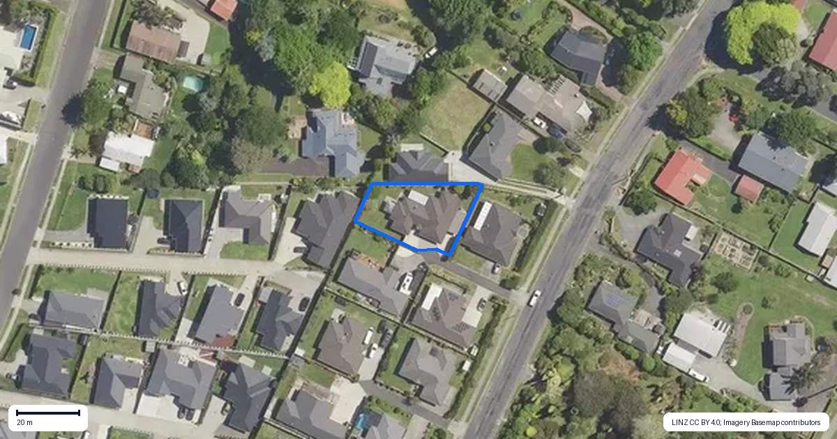 Property context map for 4C No 2 Road, Te Puke