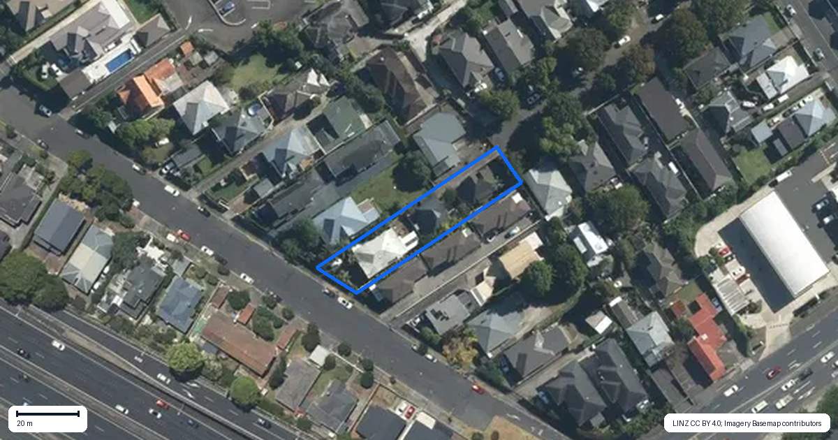 Property context map for 10A Avice Street, Remuera, Auckland