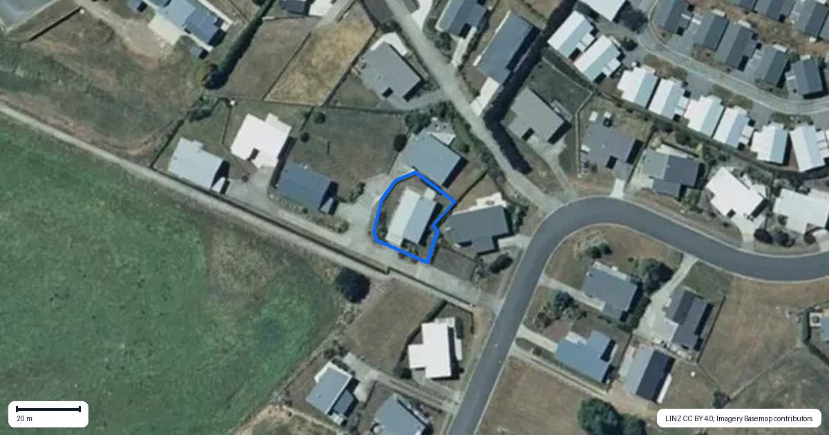 Property context map for 1 Kanuka Way, Ohakune