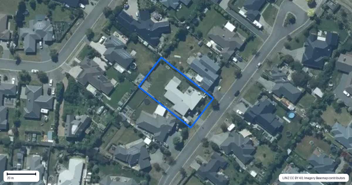 Property context map for 17 Jacqueline Drive, West Melton