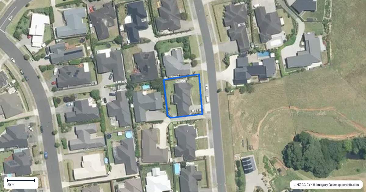 Property context map for 18 William Andrew Road, Pukekohe