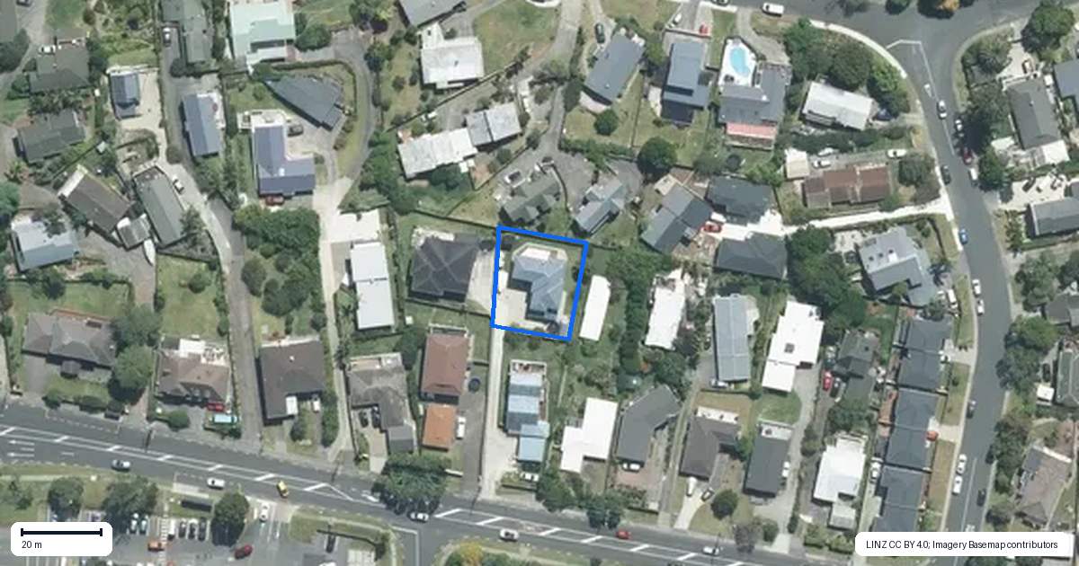Property context map for 165A Carlisle Road, Northcross, Auckland