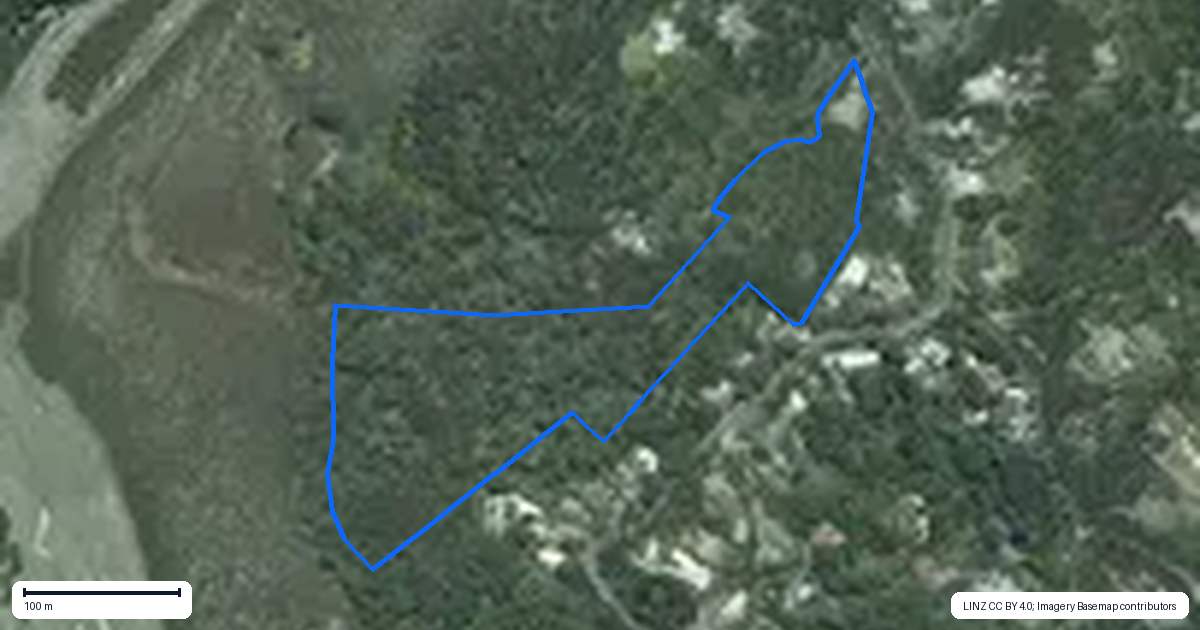 Property context map for 711A South Titirangi Road, Titirangi, Auckland