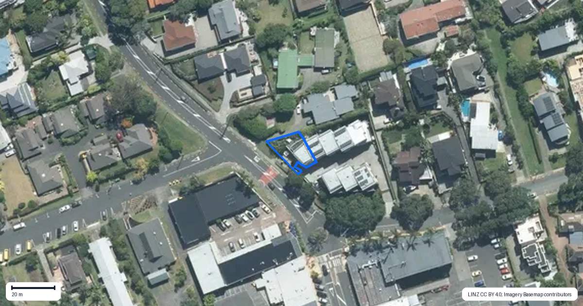Property context map for 441H Beach Road, Mairangi Bay, Auckland