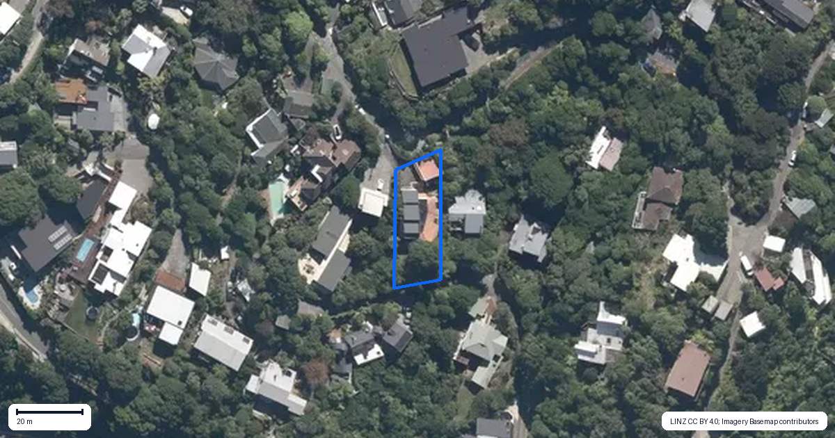 Property context map for 7 Westhill Road, Point Howard, Lower Hutt