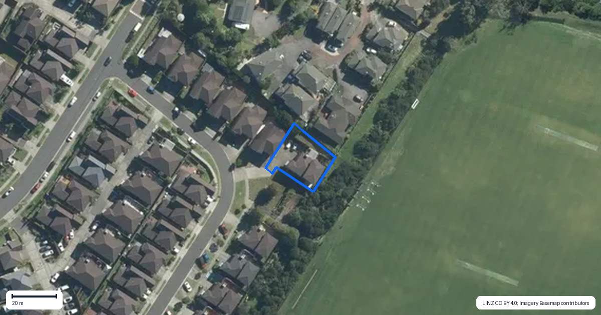 Property context map for 14 Horizon View Road, Oteha, Auckland