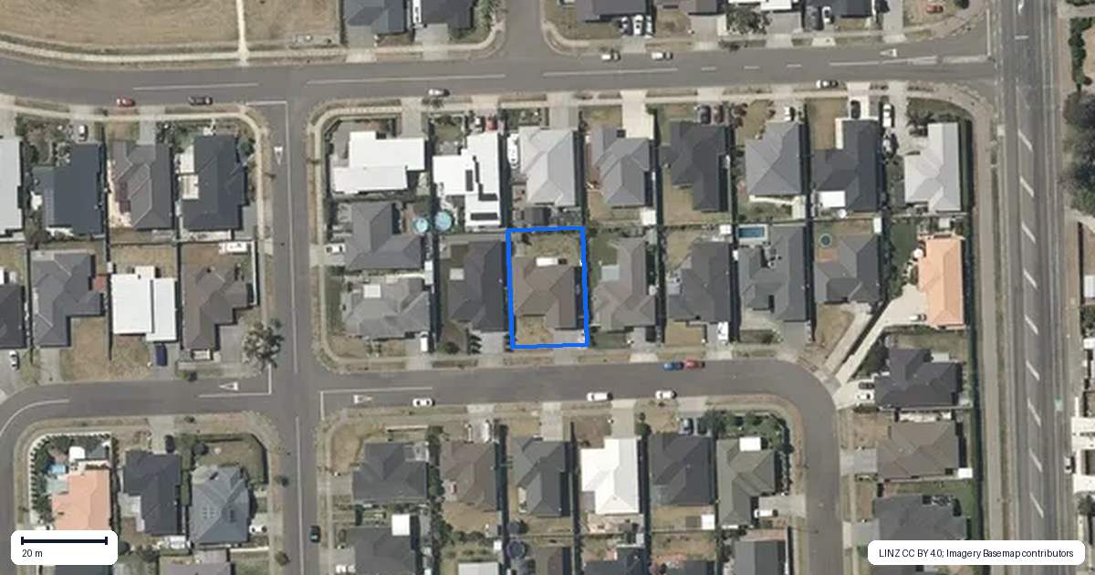 Property context map for 40 Drake Crescent, Awatoto, Napier