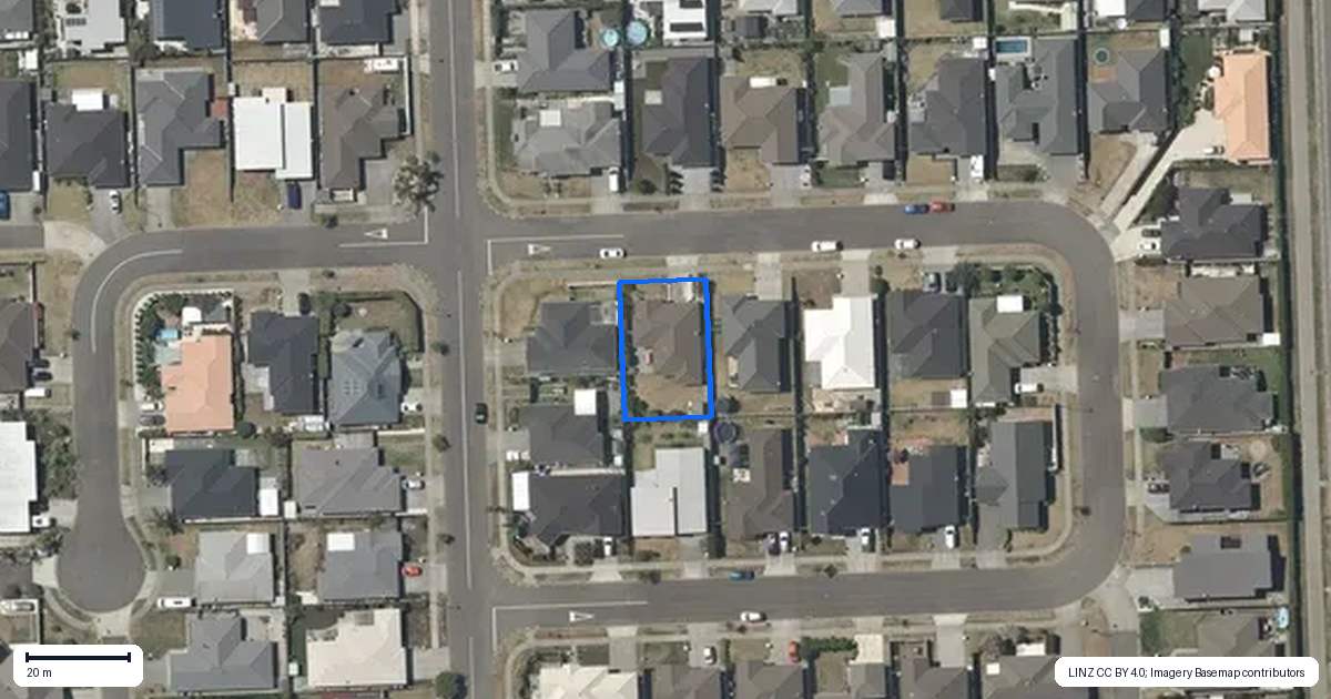 Property context map for 23 Drake Crescent, Awatoto, Napier