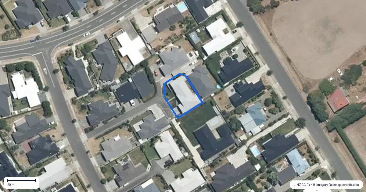Property context map for 11 Percy Berry Place, Havelock North