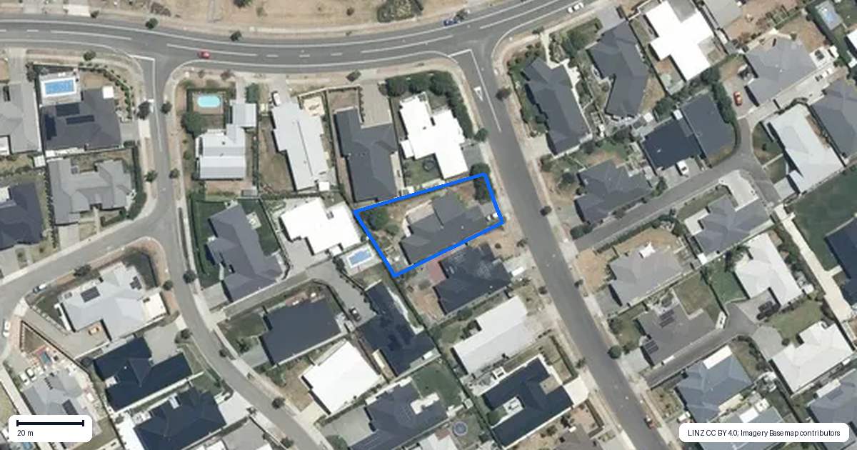 Property context map for 4 Percy Berry Place, Havelock North