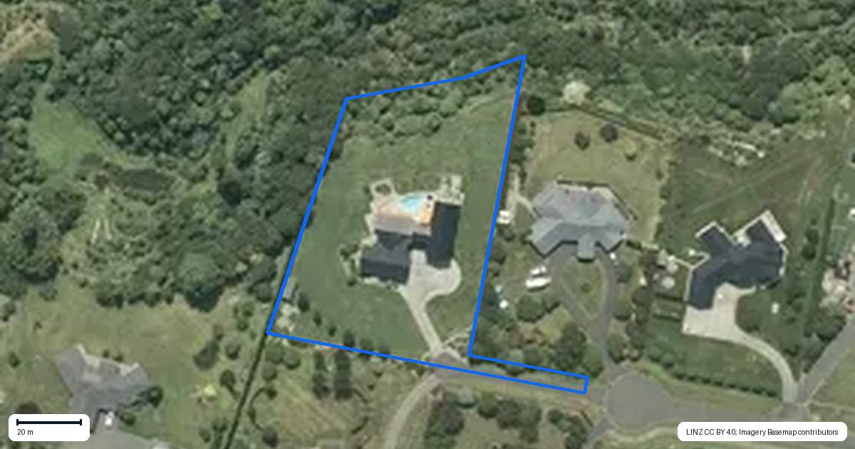 Property context map for 166 Woodcock Road, Tamahere, Hamilton