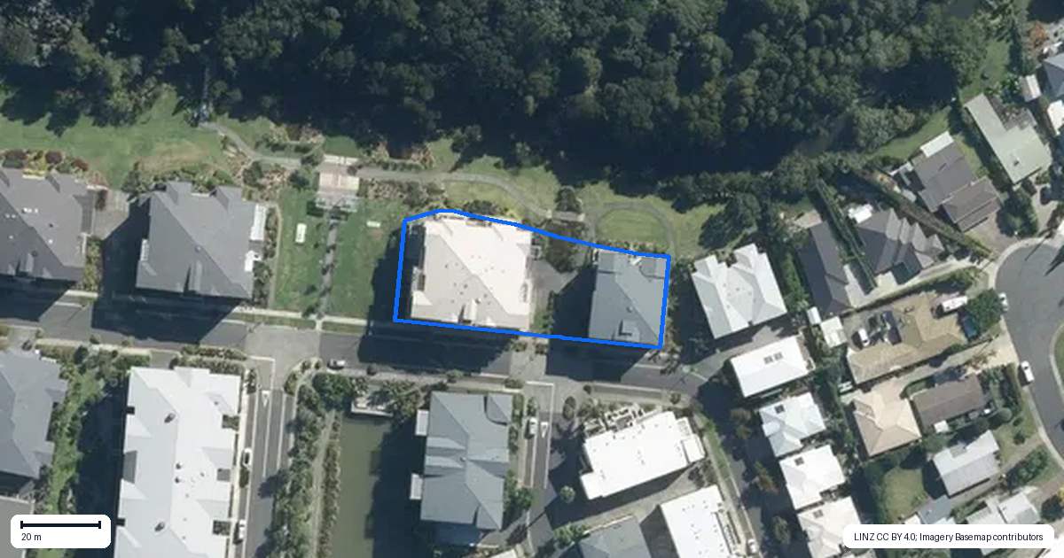 Property context map for 48 Eaves Bush Parade, Orewa