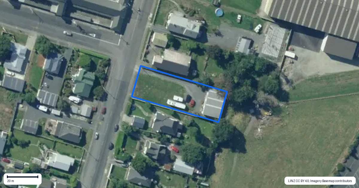 Property context map for 24 Glasgow Street, Balclutha
