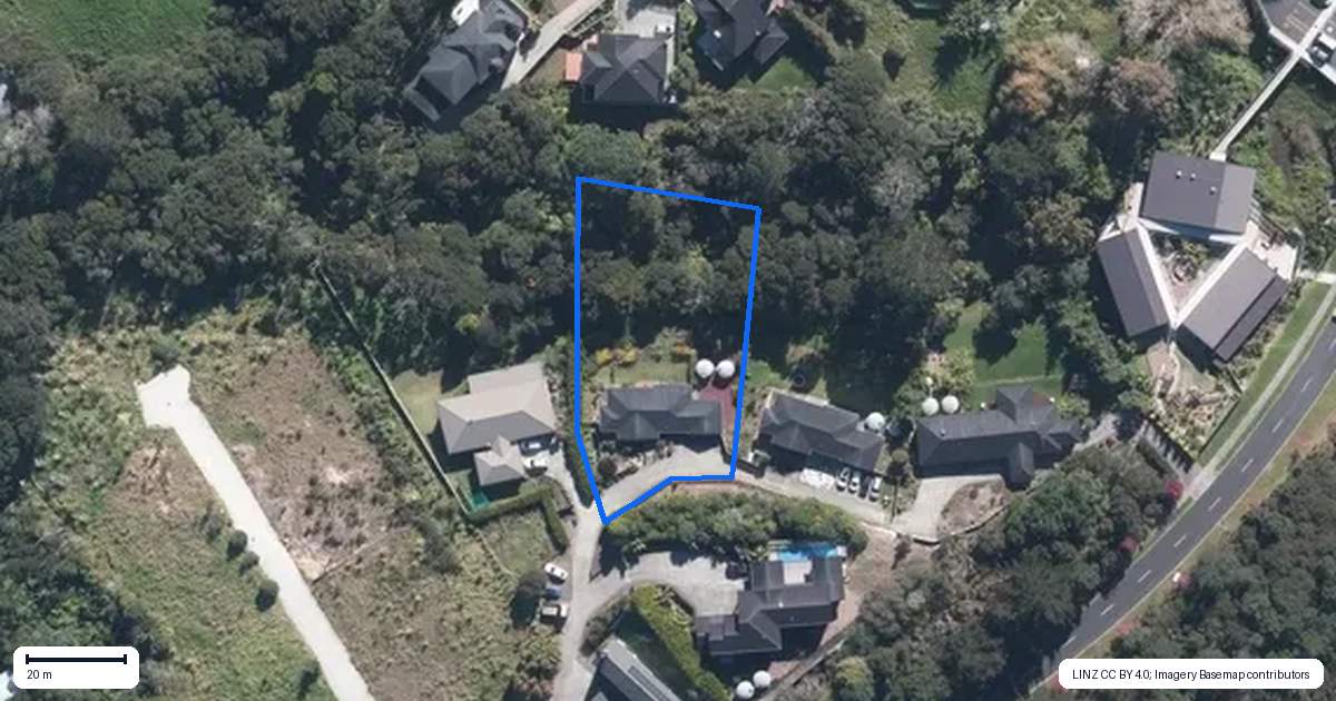 Property context map for 41C Wicklam Lane, Greenhithe, Auckland