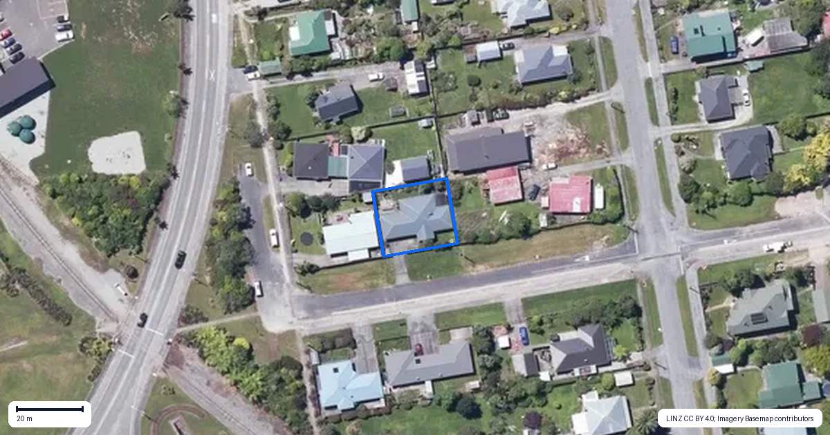 Property context map for 9 Disraeli Street, Westport