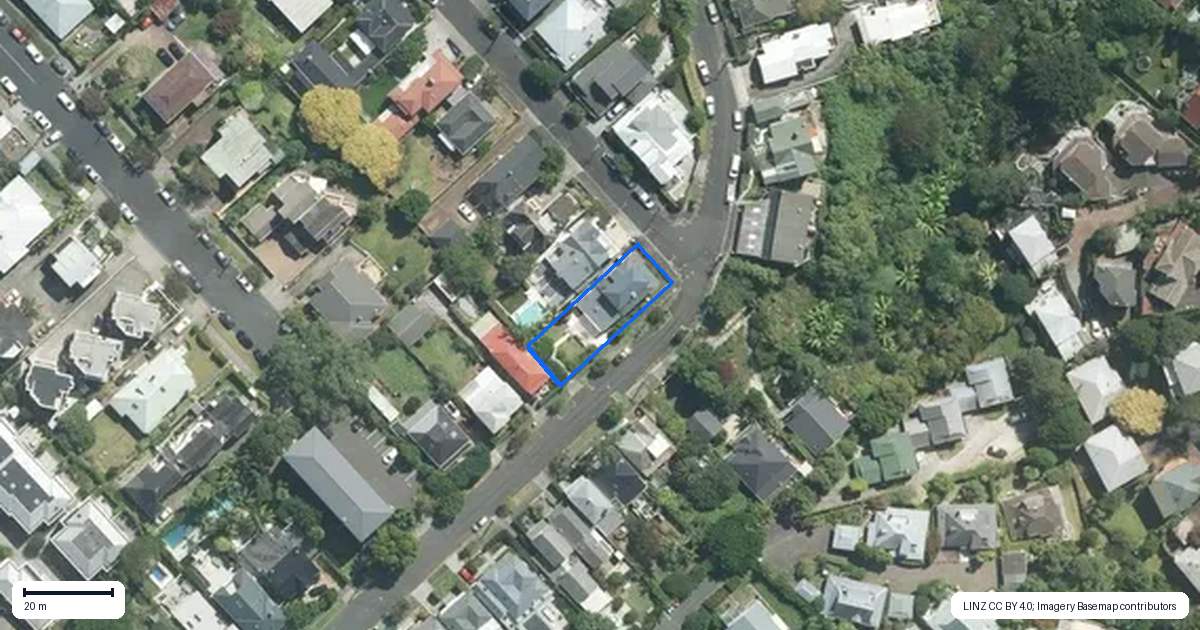 Property context map for 19 Mamie Street, Remuera, Auckland