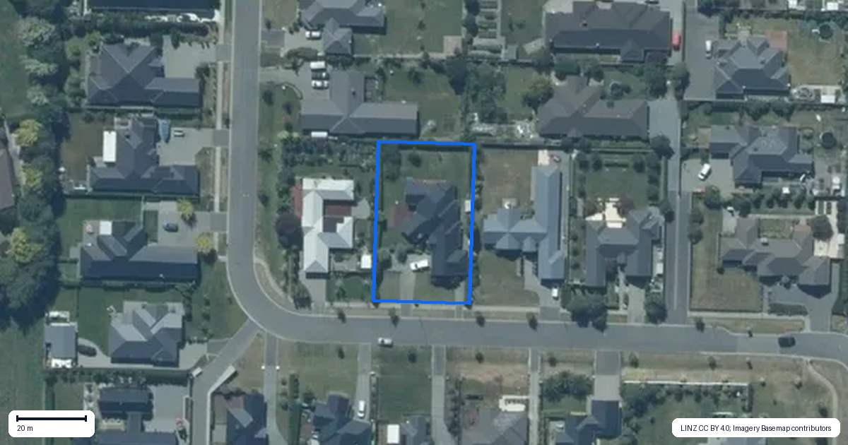 Property context map for 62 Rossington Drive, West Melton