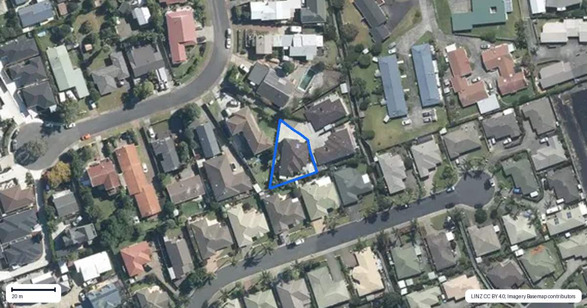 Property context map for 11C Lillian Place, Orewa