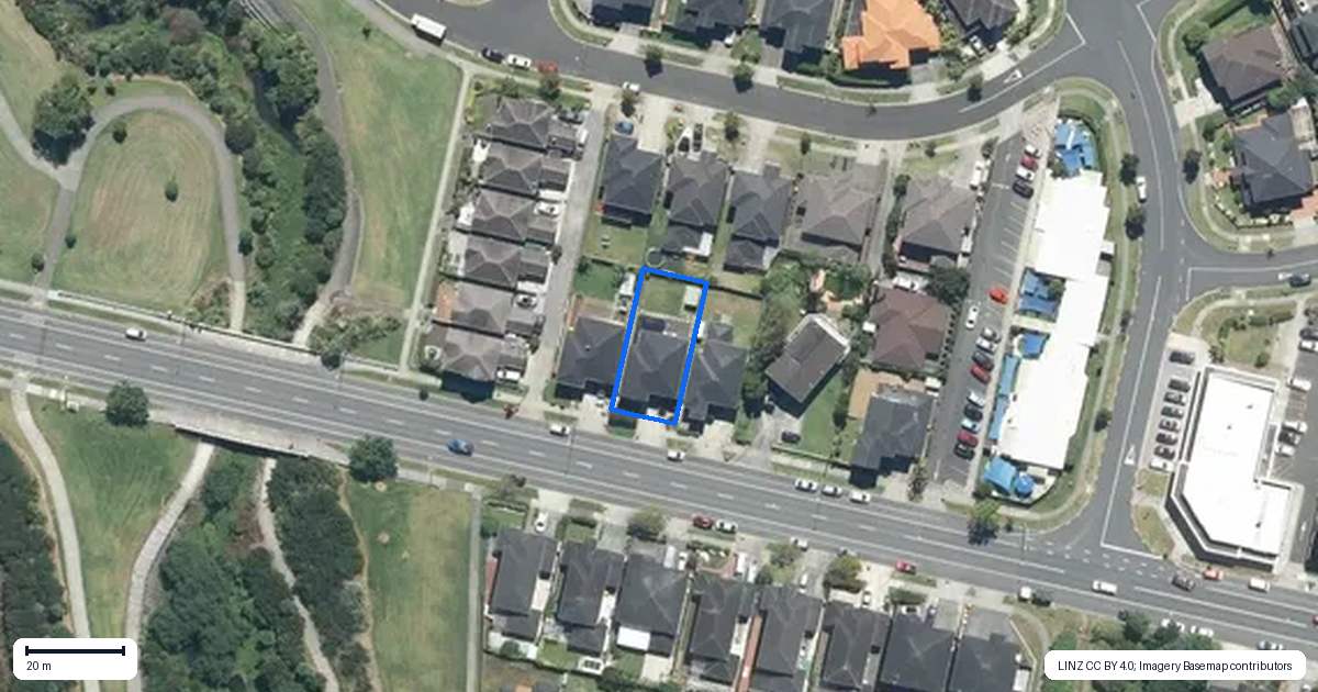 Property context map for 144 Flat Bush School Road, Flat Bush, Auckland