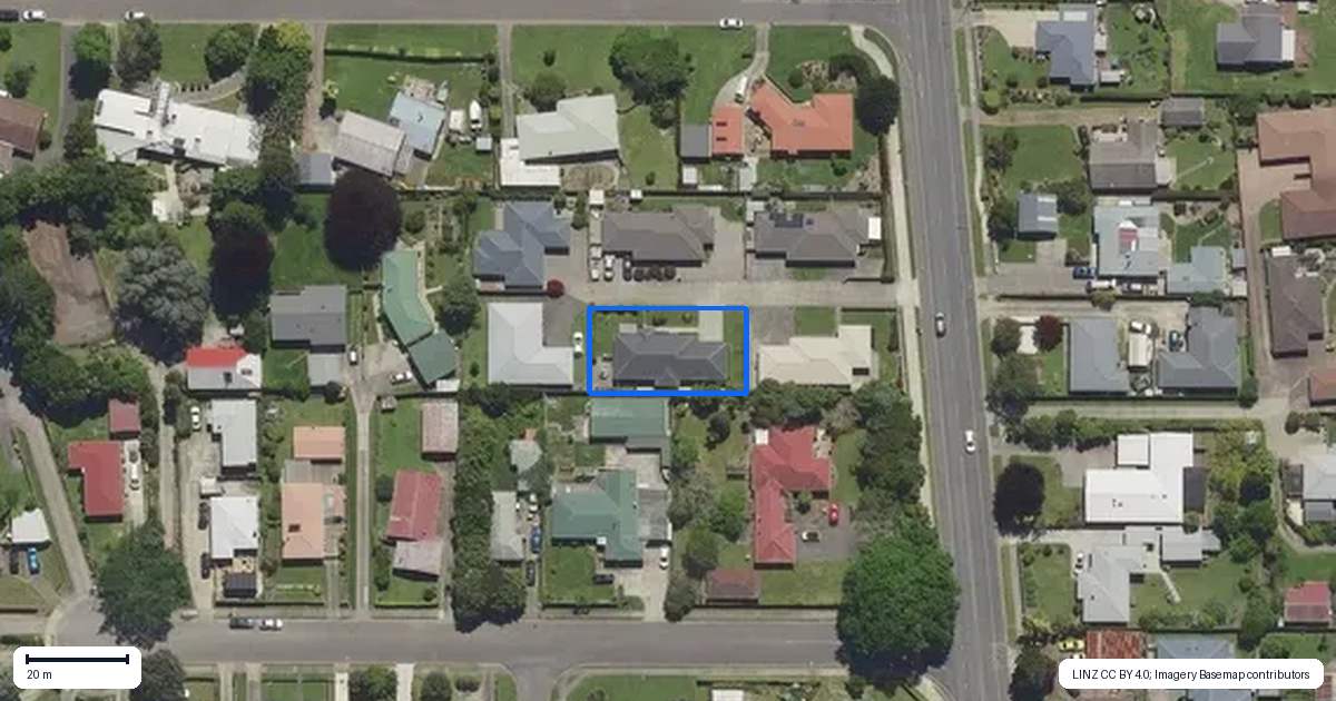 Property context map for 2/52 Hinemoa Street, Whakatane