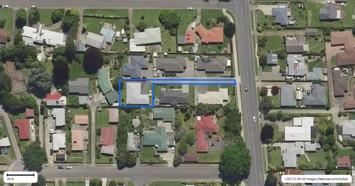 Property context map for 3/52 Hinemoa Street, Whakatane