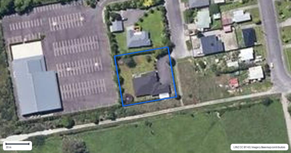 Property context map for 4 Menzies Street, Westport