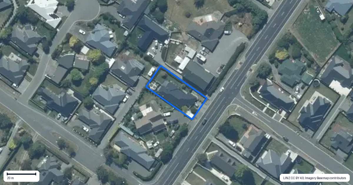 Property context map for 130 Brookside Road, Rolleston