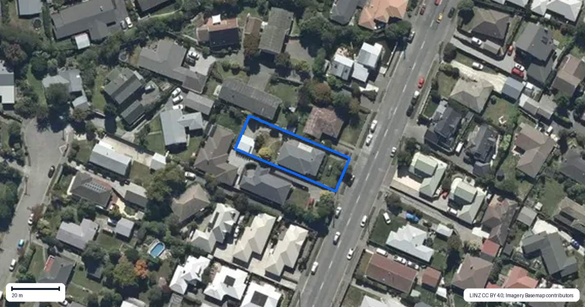 Property context map for 149 Avonhead Road, Avonhead, Christchurch