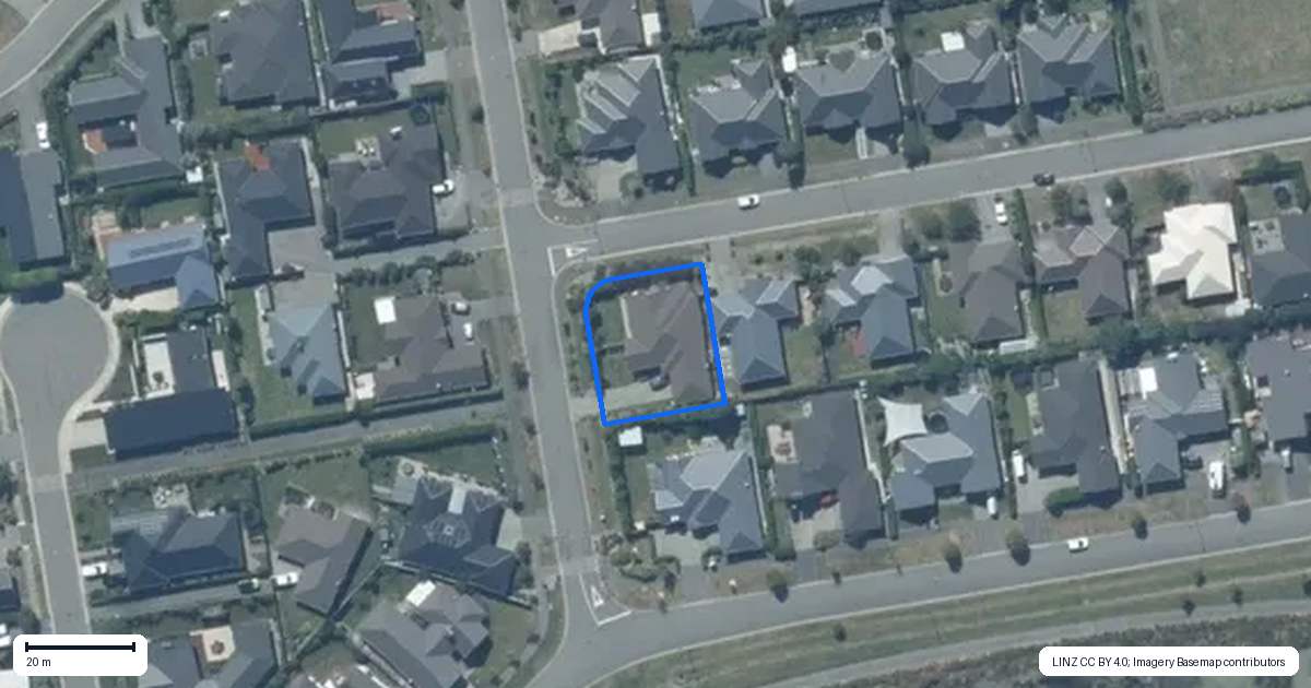 Property context map for 13 Langer Road, Lincoln