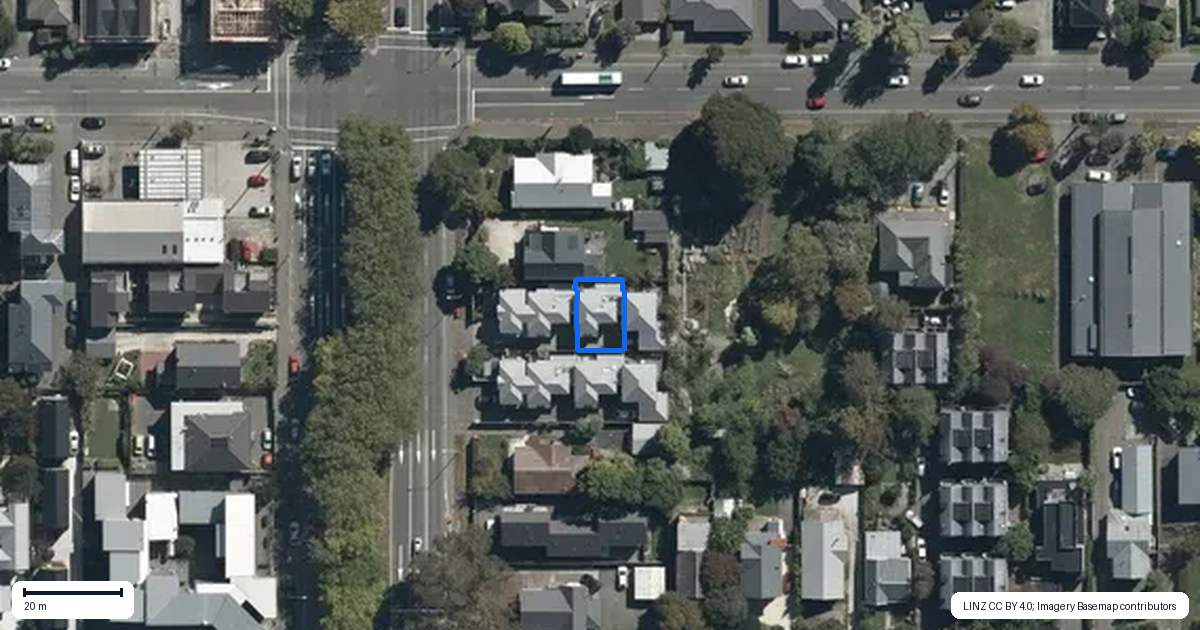 Property context map for 172B Fitzgerald Avenue, Christchurch Central, Christchurch