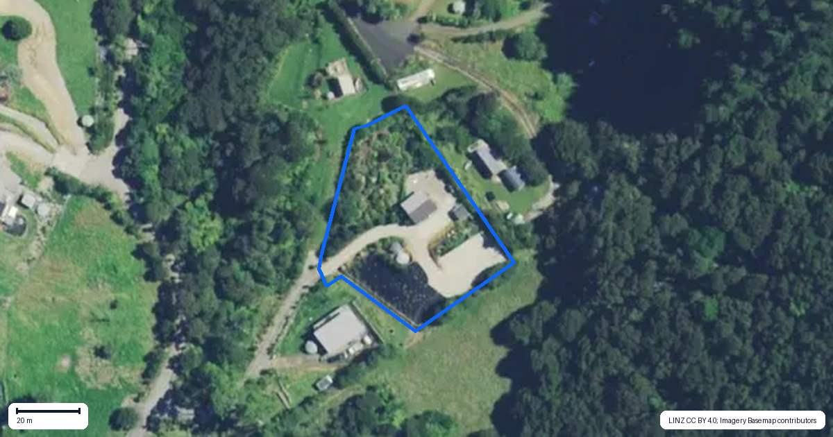 Property context map for 5 Kowhainui Rise, Taharoa