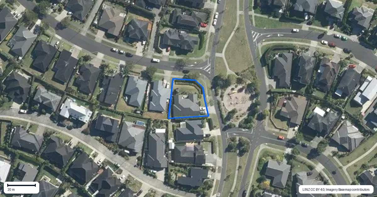 Property context map for 16 Major Henry Greens, Silverdale