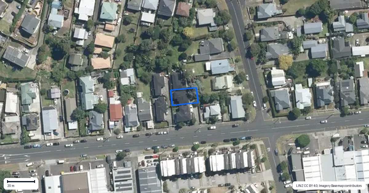 Property context map for 28B Church Street, Onehunga, Auckland
