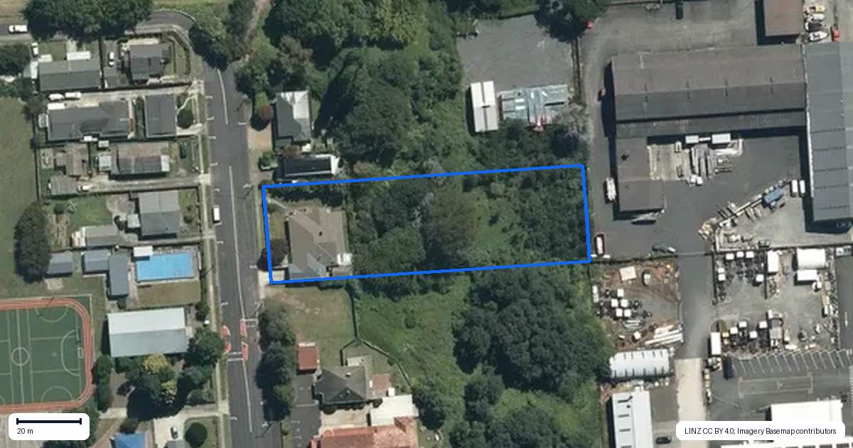 Property context map for 25 Anzac Street, Cambridge