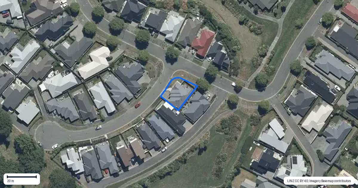 Property context map for 43 Carradale Avenue, Broomfield, Christchurch