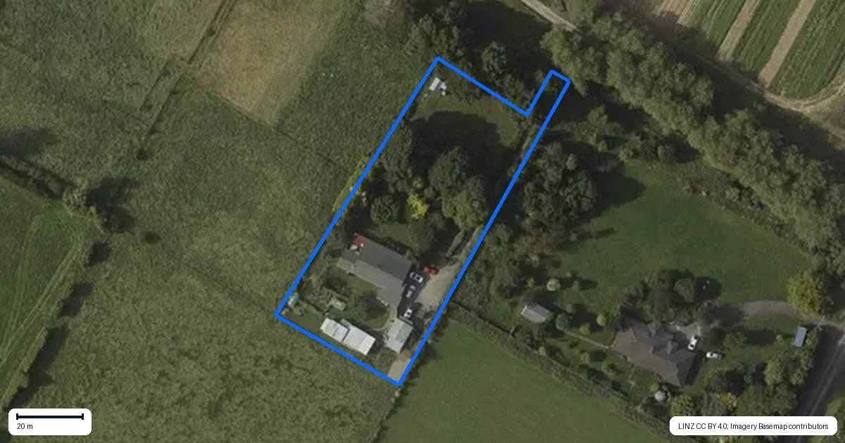 Property context map for 73A Wakefield Road, Levin