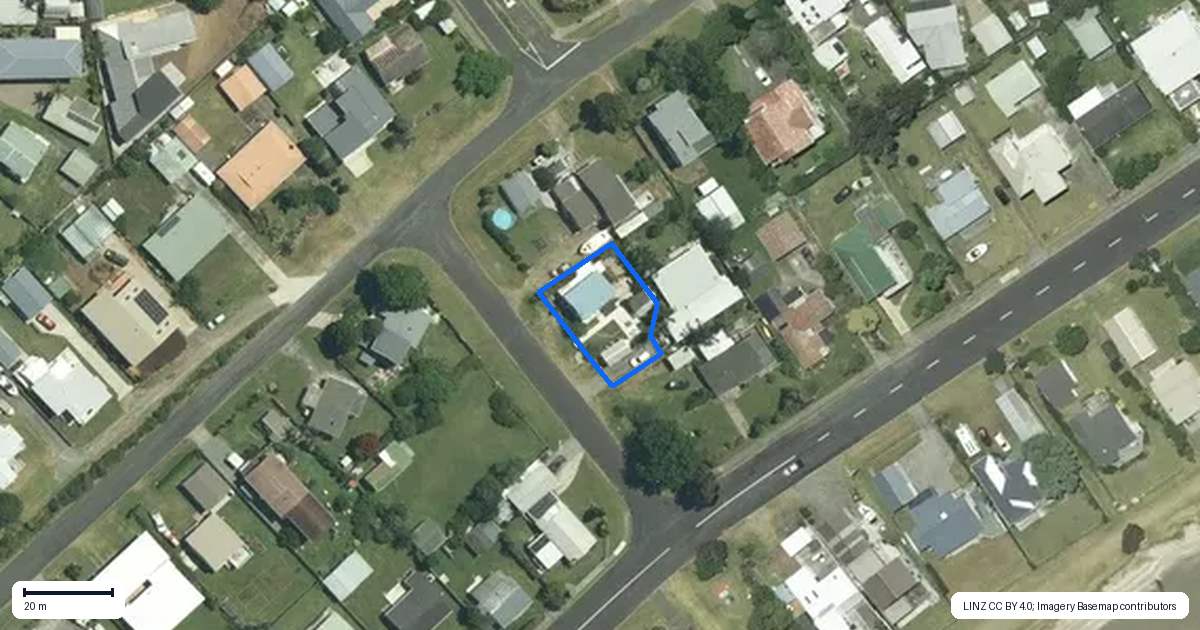 Property context map for 3A Hapenui Road, Tairua