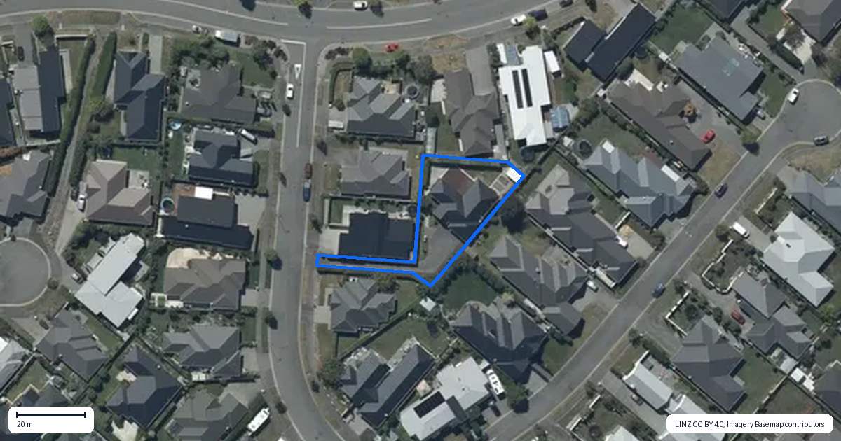 Property context map for 16 Graycliffe Street, Halswell, Christchurch