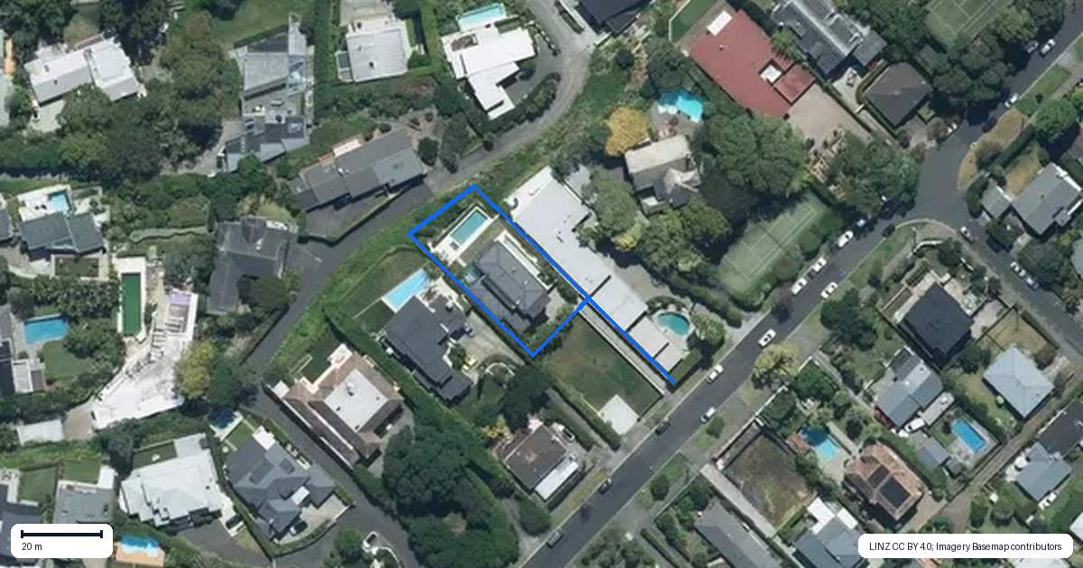 Property context map for 84A Lucerne Road, Remuera, Auckland