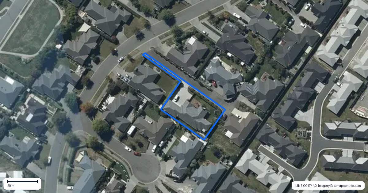 Property context map for 18A Lindsay Drive, Prebbleton