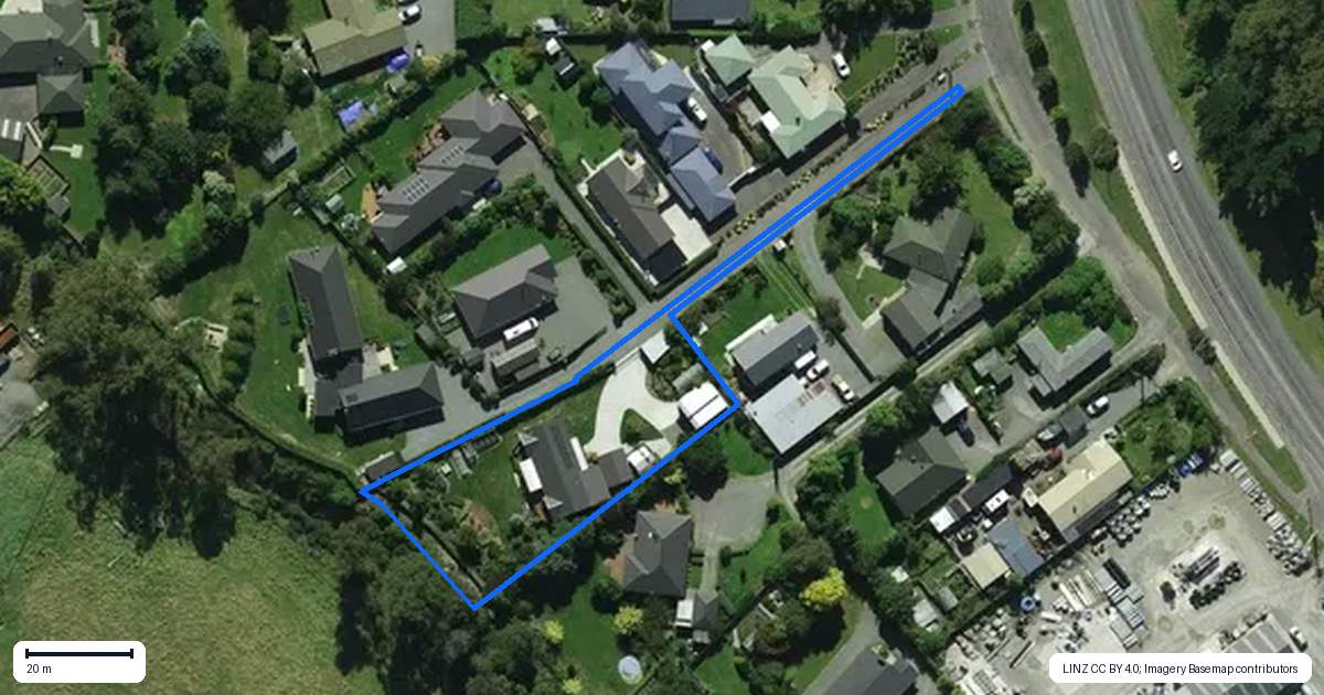 Property context map for 4/184 Carters Road, Amberley