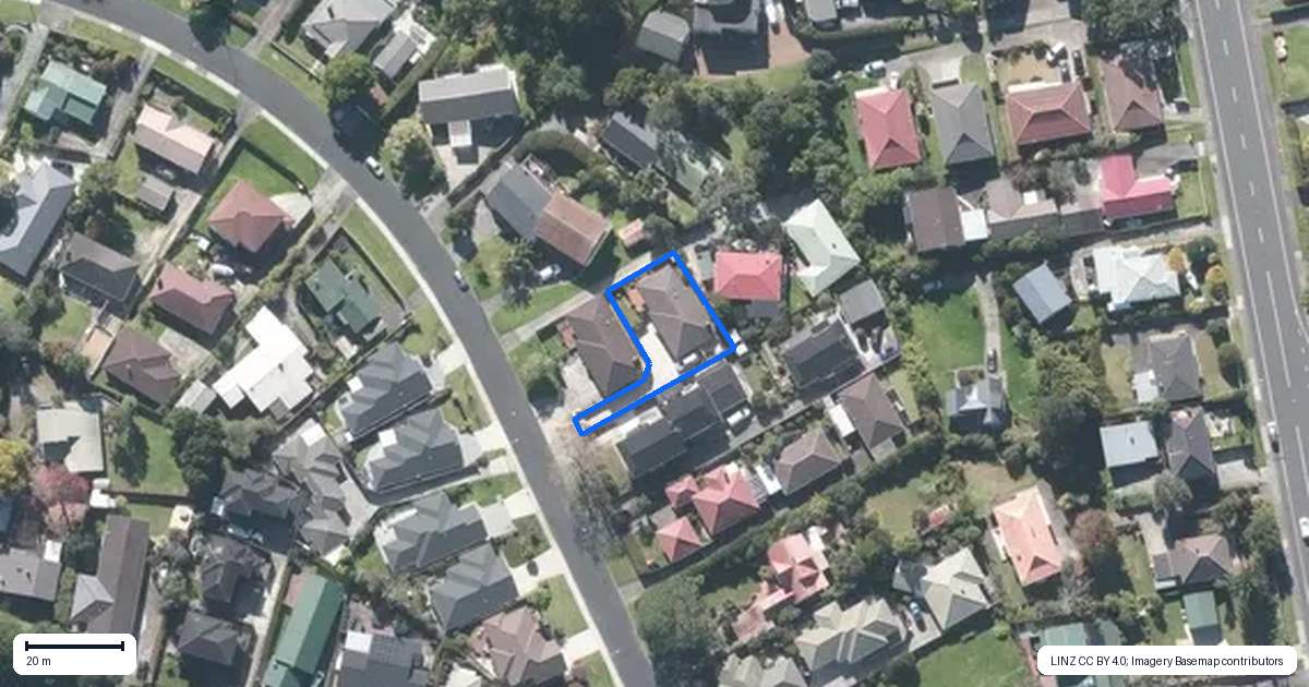 Property context map for 25 Drake Street, Howick, Auckland