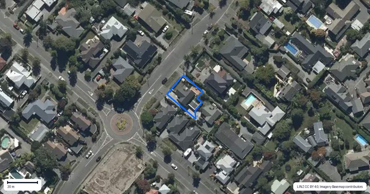 Property context map for 2 Chilcombe Street, Ilam, Christchurch