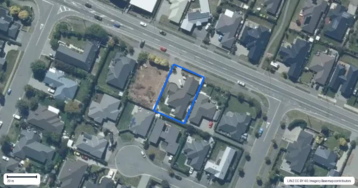 Property context map for 76 Edward Street, Lincoln