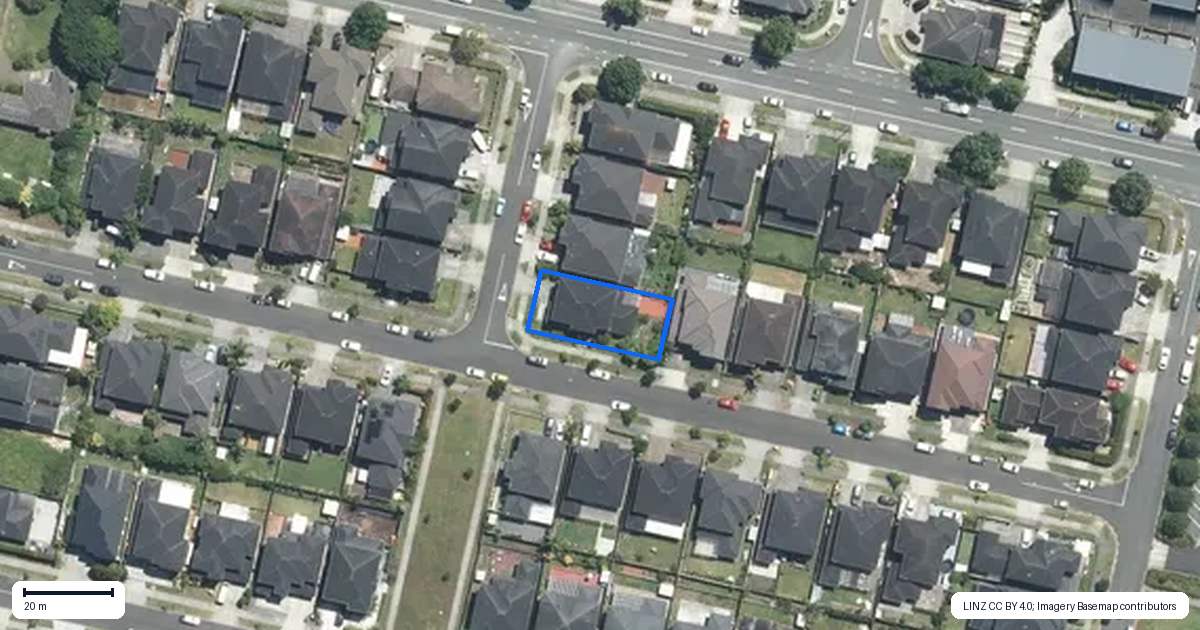 Property context map for 8 Moville Drive, Flat Bush, Auckland