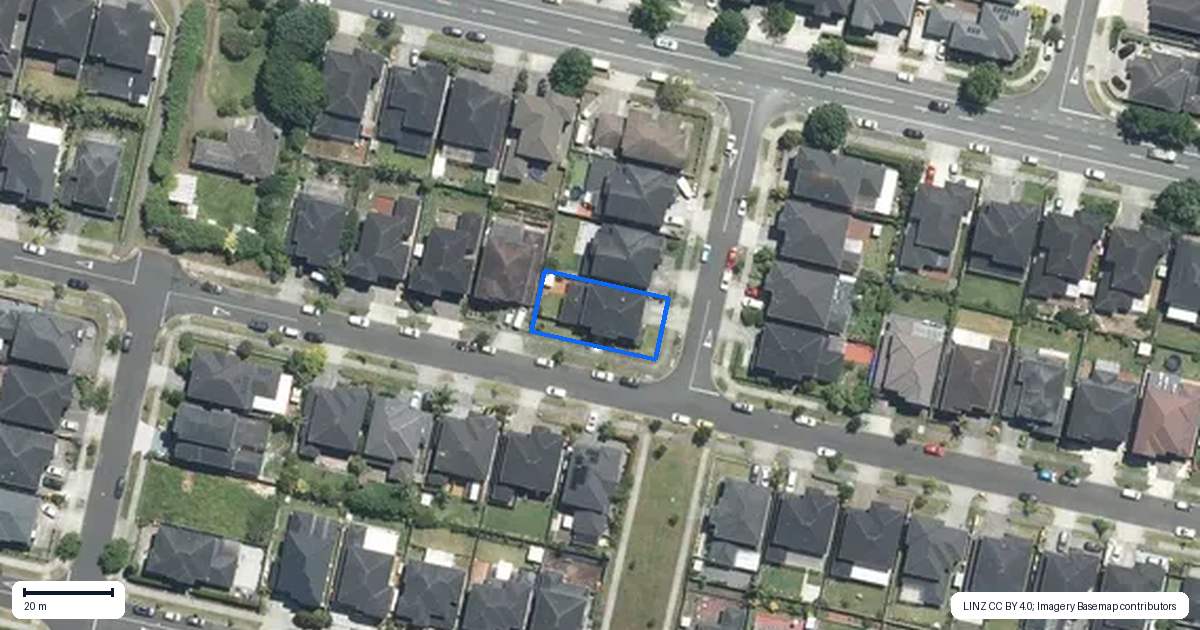 Property context map for 7 Moville Drive, Flat Bush, Auckland