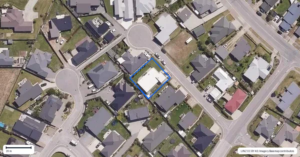 Property context map for 7 David Place, Cromwell