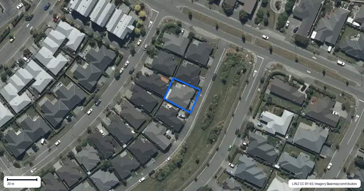 Property context map for 8 Christie Lane, Wigram, Christchurch