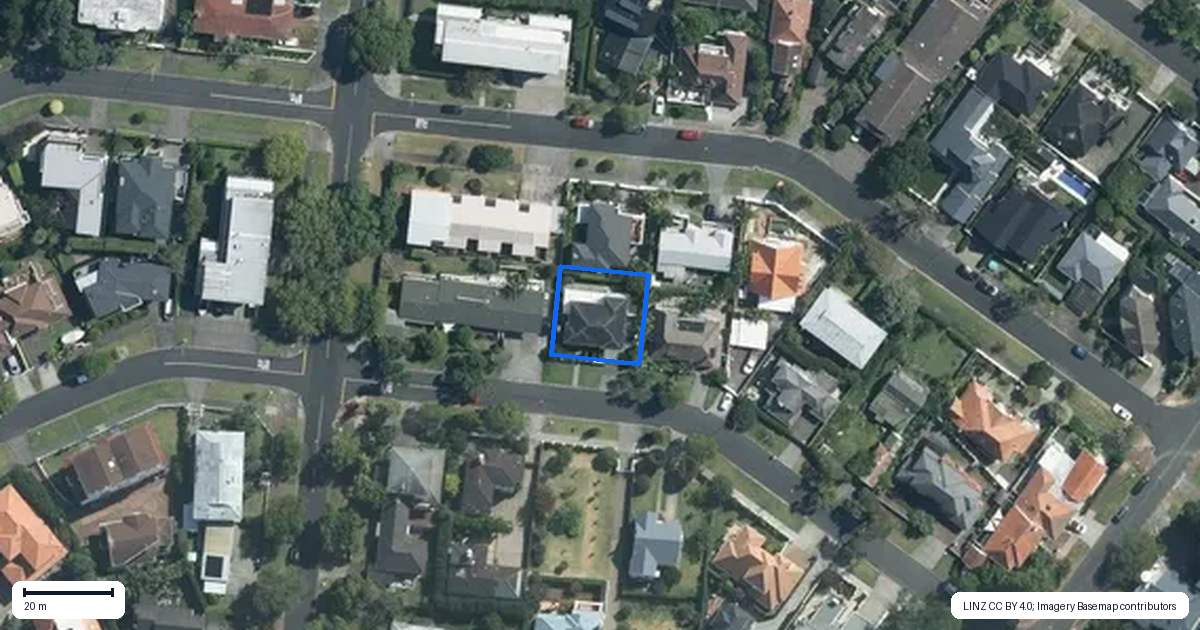 Property context map for 34 Benbow Street, Saint Heliers, Auckland