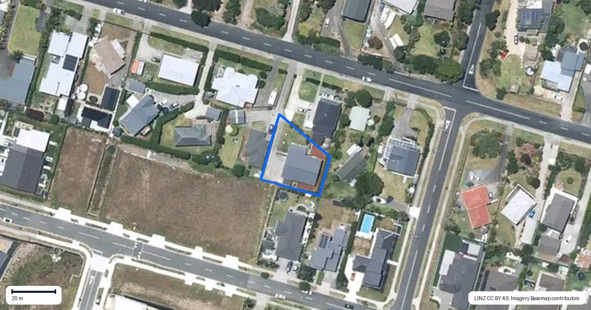 Property context map for 56A Karaka Road, Beachlands, Auckland
